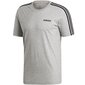 Adidas Essentials 3 Stripes Tee meeste t-särk, hall hind ja info | Meeste spordiriided | kaup24.ee