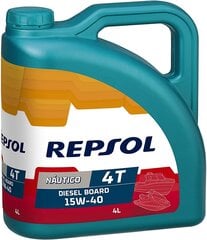 Многоступенчатое масло «REPSOL NAUTICO Diesel Board 4T 15W40 4L цена и информация | Моторные масла | kaup24.ee