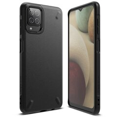 Telefoniümbris Ringke Onyx Durable sobib Samsung Galaxy A12 / M12, must hind ja info | Telefoni kaaned, ümbrised | kaup24.ee