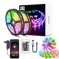 Led riba 5050 kaugjuhtimispuldiga Rgb hind ja info | LED ribad | kaup24.ee