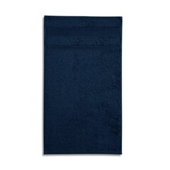 Полотенце из органического хлопка Malfini Organic Nawy Blue, 50x100 см, синее цена и информация | Полотенца | kaup24.ee