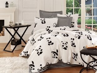 Voodikate voodilina ja padjapüüridega Panda, 200x235, 4-osaline hind ja info | Voodikatted, pleedid | kaup24.ee