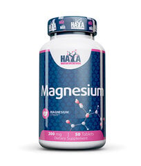 Haya Labs Magneesiumtsitraat 200 mg 50 tab цена и информация | Витамины, пищевые добавки, препараты для хорошего самочувствия | kaup24.ee