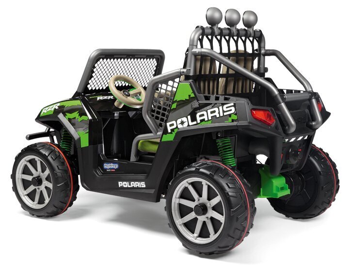 Kahekohaline laste maastur Peg Perego Polaris Ranger RZR Green Shadow 24V, roheline hind ja info | Laste elektriautod | kaup24.ee