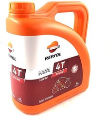 REPSOL MOTO RACING 4T 10W50 4L hind ja info | Mootorrataste mootoriõlid | kaup24.ee