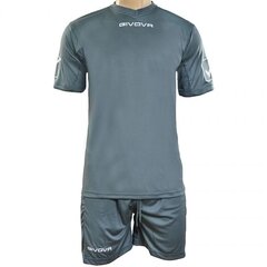 Спортивный костюм для мужчин Kit Givova KITC48 0023, серый цена и информация | Мужская спортивная одежда | kaup24.ee