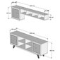 Elutoamööbli komplekt Kalune Design 845(LIX), pruun/kollane цена и информация | Sektsioonid | kaup24.ee