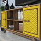 Elutoamööbli komplekt Kalune Design 845(LIX), pruun/kollane цена и информация | Sektsioonid | kaup24.ee