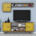 Комплект мебели для гостиной Kalune Design 845(LIX), коричневый/желтый