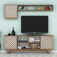 Комплект мебели для гостиной Kalune Design 845(LIV), коричневый/белый