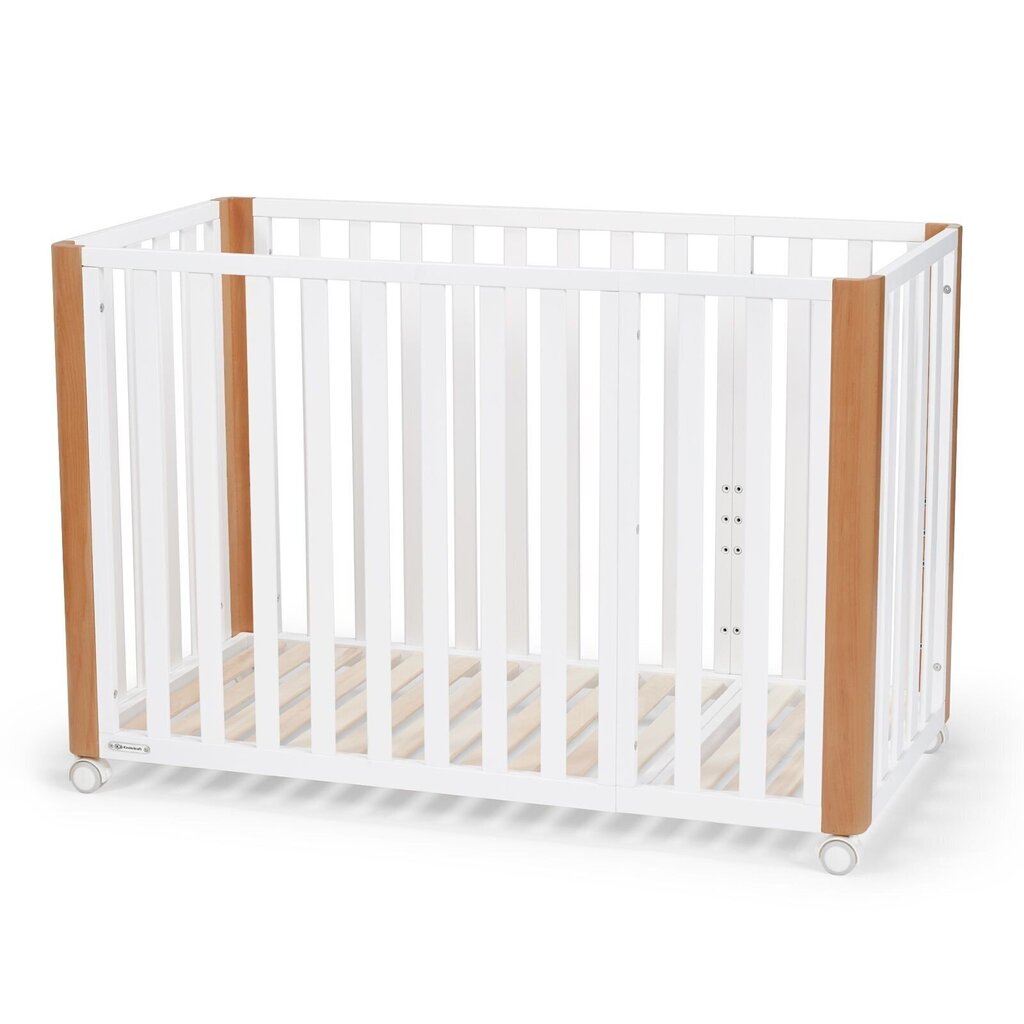 Beebivoodi Kinderkraft Koya 60x90 cm madratsiga 4in1 , valge hind ja info | Beebivoodid | kaup24.ee