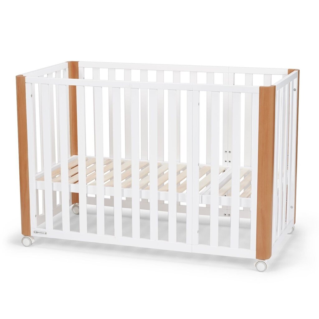 Beebivoodi Kinderkraft Koya 60x90 cm madratsiga 4in1 , valge hind ja info | Beebivoodid | kaup24.ee