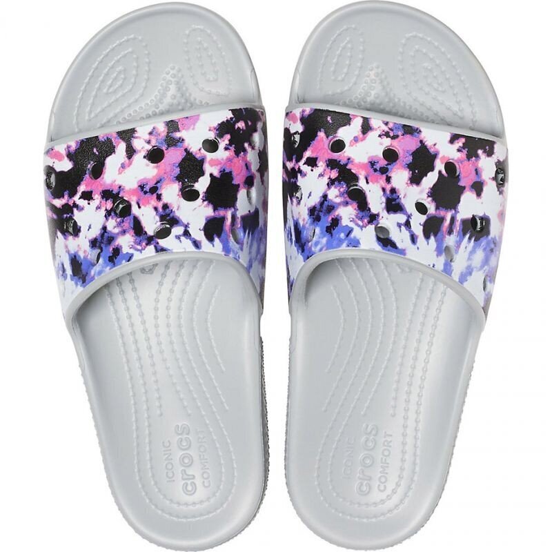 Naiste rannaplätud Crocs Classic Crocs Tie Dye Mania Slide W 206481 97K, 53570 цена и информация | Ujumissussid | kaup24.ee