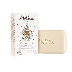 Мыло Melvita L'Or Bio with 5 Precious Oils, 100 г цена и информация | Мыло | kaup24.ee