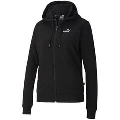 Naiste dressipluus Puma ESS + Metallic Full-Zip W 583650 01 (67272), must hind ja info | Naiste pusad | kaup24.ee