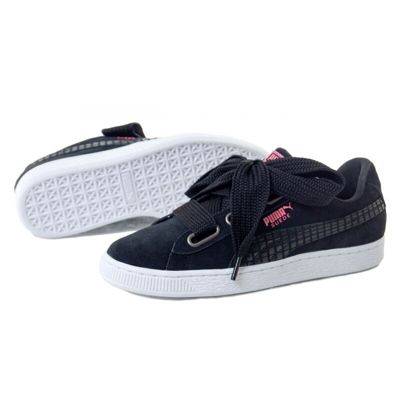 Naiste tossud Puma Suede Heart STtreet 2 WN'S 36678001, must hind ja info | Naiste spordi- ja vabaajajalatsid | kaup24.ee