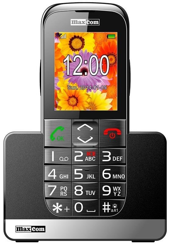 Mobiiltelefon Maxcom MM720BB, Must цена и информация | Telefonid | kaup24.ee