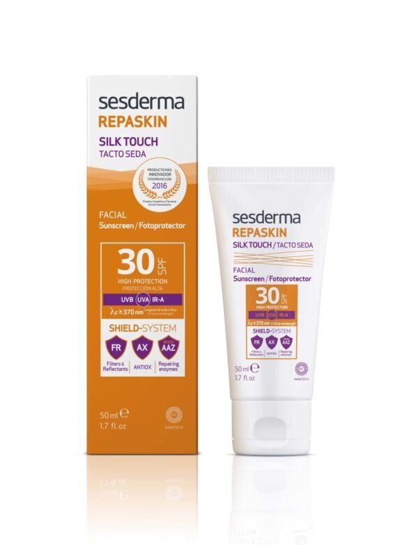 Sesderma Repaskin Silk Touch Sunscreen SPF30 Läbipaistev päikesekaitsegeel näole 50ml цена и информация | Kehakreemid, losjoonid | kaup24.ee