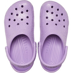 Naiste sussid Crocs™ Classic Glitter Clog, lilla hind ja info | Naiste plätud ja sussid | kaup24.ee