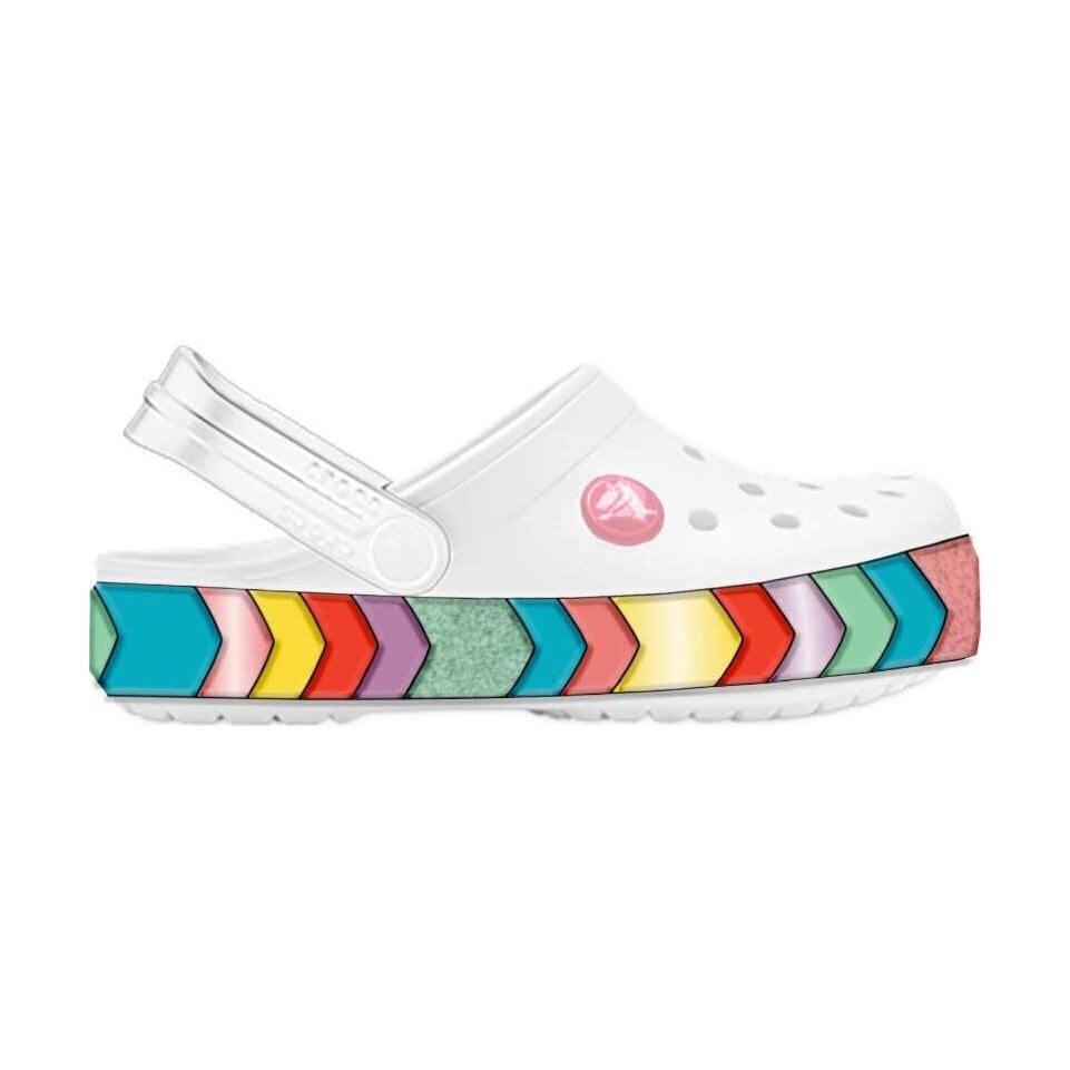 Crocs™ Crocband Chevron Beaded Clog цена и информация | Laste kummijalatsid | kaup24.ee