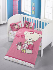 Laste voodipesukomplekt Kaisukaru, 100x150 cm, 4-osaline hind ja info | Beebide ja laste voodipesu | kaup24.ee