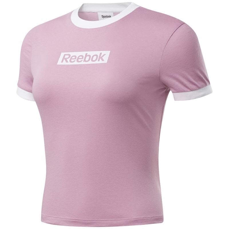 Naiste T-särk Reebok Training Essentials Linear Logo Tee W FJ2722, roosa цена и информация | Naiste spordiriided | kaup24.ee