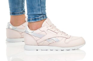 Кеды для девочек Reebok Classic Leather, розовые цена и информация | Детская спортивная обувь | kaup24.ee