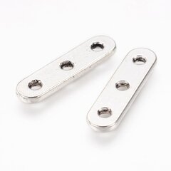 Spacer - sakk 6 tk. 24x6x2 mm 1 kott hind ja info | Ehete valmistamine, helmestamine | kaup24.ee