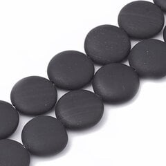 Looduslikust mustast kivist helmed 19-20x6-7 mm 4 tk. 1 kott hind ja info | Ehete valmistamine, helmestamine | kaup24.ee