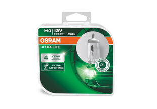 Автомобильная лампа Osram Ultra Life H4 12V 60/55W цена и информация | Автомобильные лампочки | kaup24.ee