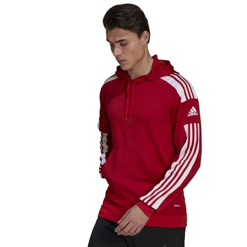 Meeste spordi dressipluus Adidas Squadra 21 Hoody M GP6435, punane цена и информация | Meeste spordiriided | kaup24.ee