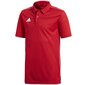 T-särk poistele Adidas Core 18 Polo Jr CV3681 цена и информация | Poiste särgid | kaup24.ee