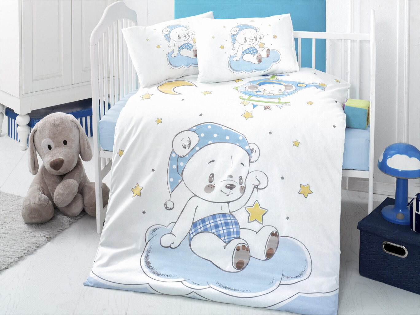 Laste voodipesukomplekt Goodnight, 4-osaline цена и информация | Beebide ja laste voodipesu | kaup24.ee
