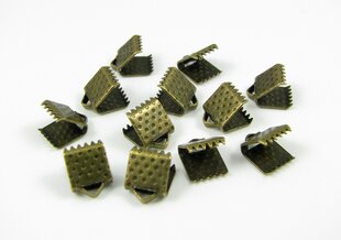 Ribaklamber 6x6 mm, 10 tk. hind ja info | Ehete valmistamine, helmestamine | kaup24.ee