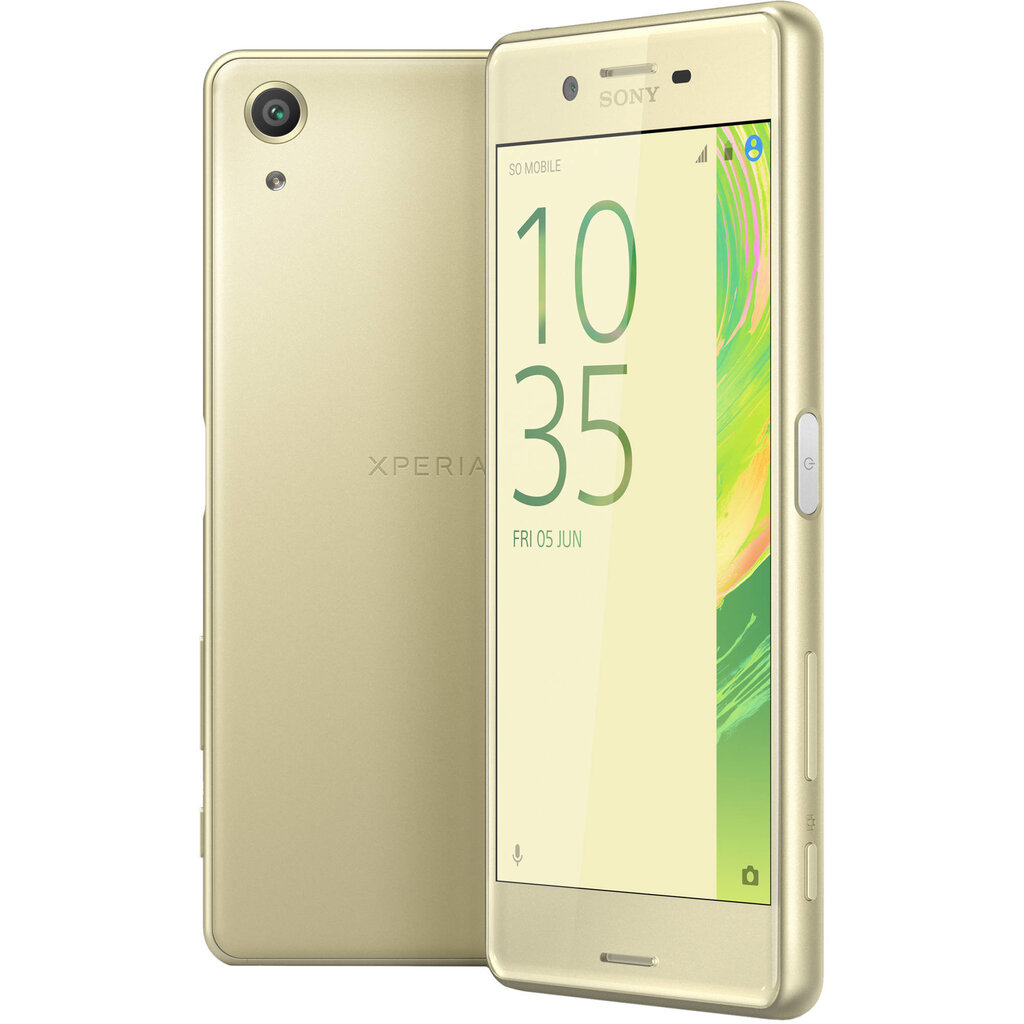 Mobiiltelefon Sony Xperia X Perfomance 32GB (F8131), kuldne (Lime Gold) цена и информация | Telefonid | kaup24.ee