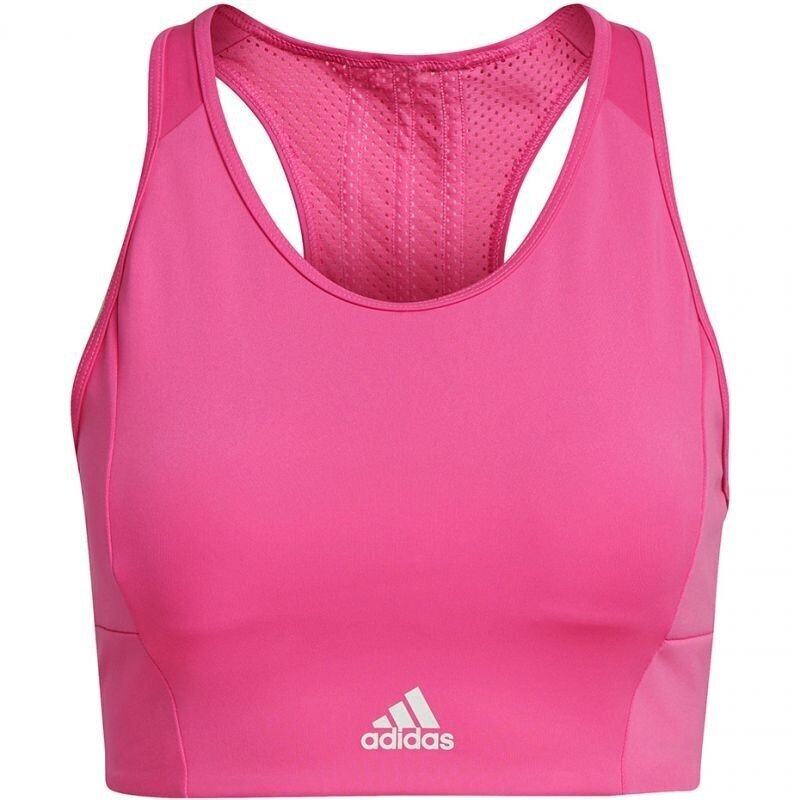 Adidas naiste spordirinnahoidja Adidas 3-Stripes Sport Bra Top W GU9645, roosa hind ja info | Rinnahoidjad | kaup24.ee