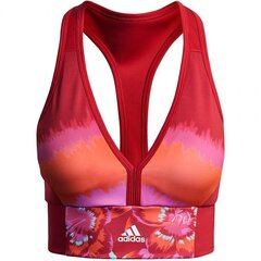 Naiste spordirinnahoidja Adidas Farm All-Over-Print Bra Top Aeroready W GM7144 цена и информация | Спортивная одежда для женщин | kaup24.ee