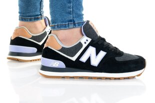 Naiste sporditossud New Balance 574 WL574BCX, must hind ja info | Naiste spordi- ja vabaajajalatsid | kaup24.ee