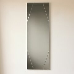 Зеркало Kalune Design 2194, серебристое цена и информация | Подвесные зеркала | kaup24.ee