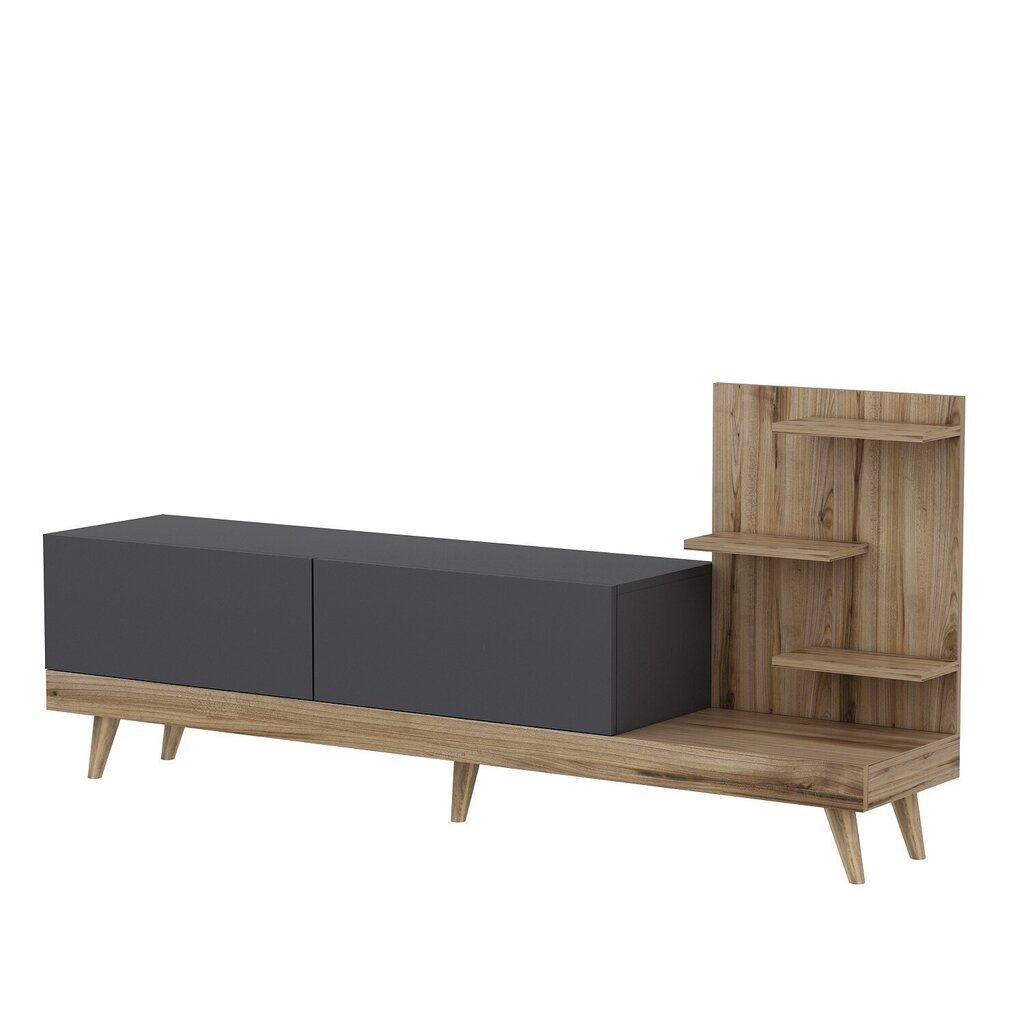 TV-laud Kalune Design 382, 180 cm, hall/pruun hind ja info | TV alused | kaup24.ee