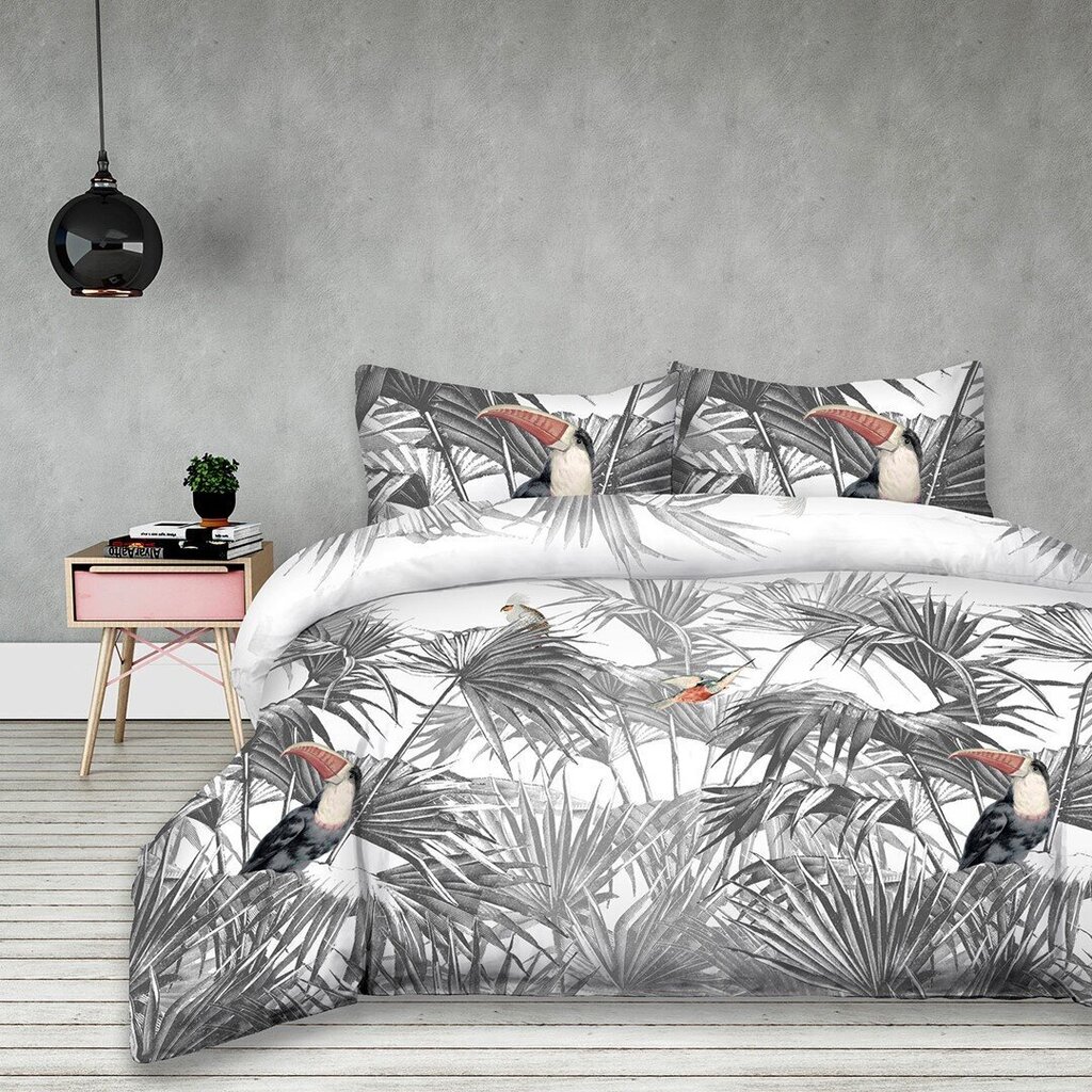 AmeliaHome voodipesukomplekt Averi Toucan 160x200, 3-osaline цена и информация | Voodipesukomplektid | kaup24.ee