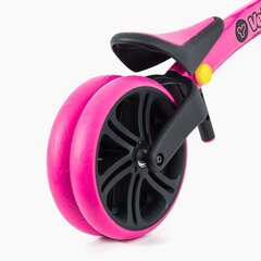 Балансировочный велосипед Yvolution Velo Junior, розовый цена и информация | Детский трехколесный велосипед - коляска с удобной ручкой управления для родителей Riff F95941 2в1, фиолетовый | kaup24.ee
