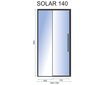 Dušiuksed REA Solar Black Matt hind ja info | Dušikabiinide uksed ja seinad | kaup24.ee