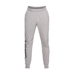 Spordipüksid Under Armour Sportstyle Cotton Graphic Jogger M 1329298-035, 48341, hall hind ja info | Meeste spordiriided | kaup24.ee