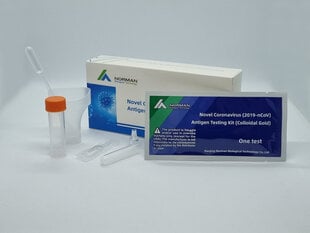 Экспресс-тест слюны на антиген COVID-19 NORMAN, 5 шт. цена и информация | Экспресс-тесты на COVID-19 | kaup24.ee