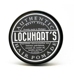 Помада для укладки Lockhart's Authentic Heavy Hold Hair Pomade сильной фиксации, 113 гр цена и информация | Средства для укладки волос | kaup24.ee