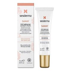 Vananemisvastane silmaümbruskreem Sesderma Samay Anti Aging Eye Contour Cream, 15 ml цена и информация | Сыворотки, кремы для век | kaup24.ee