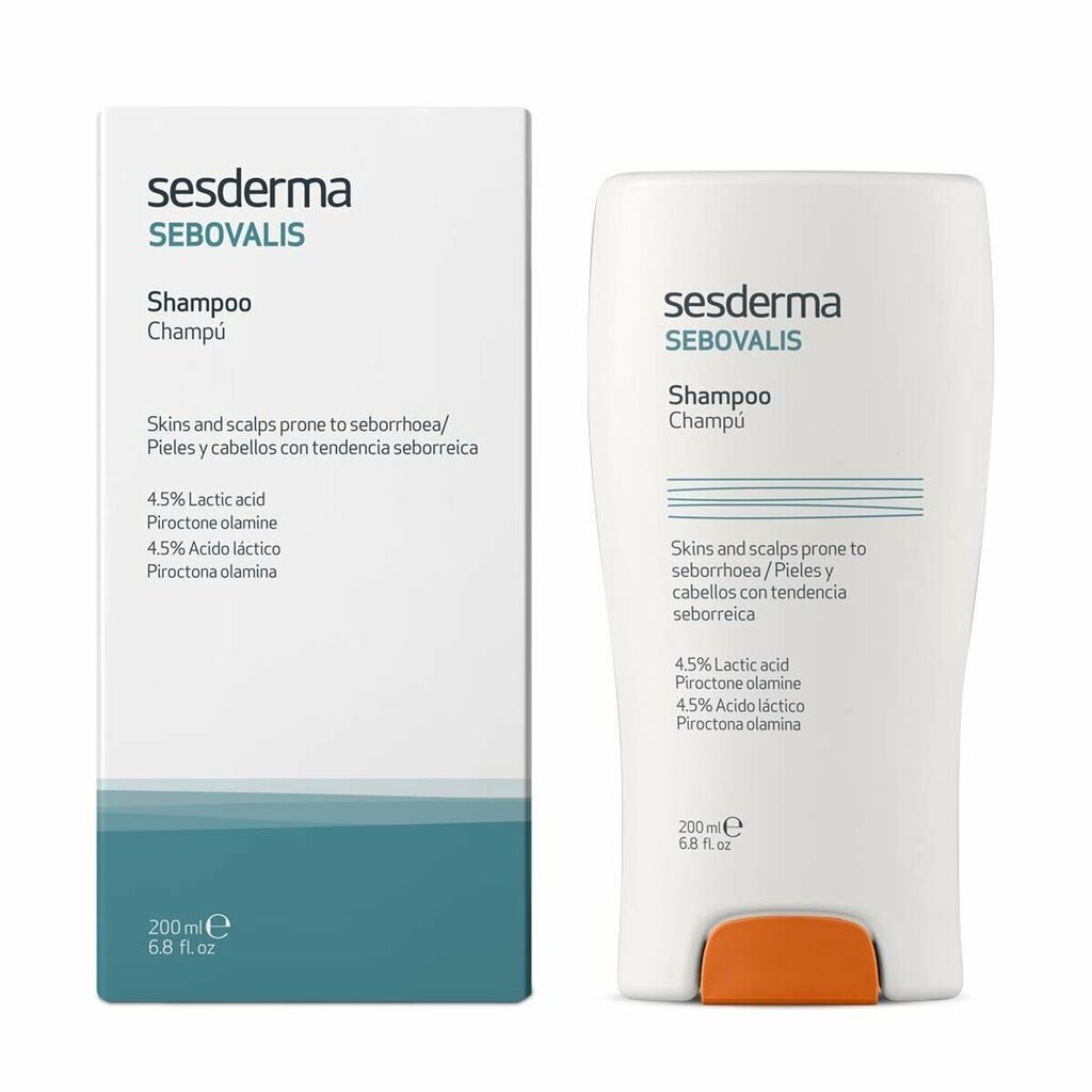 Hooldav šampoon Sesderma Sebovalis Shampoo, 200 ml цена и информация | Šampoonid | kaup24.ee