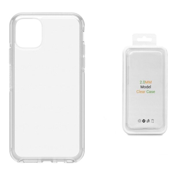 Reals case clear 2 mm silikoonist ümbris Apple iPhone 11, läbipaistev (EU Blister) hind ja info | Telefoni kaaned, ümbrised | kaup24.ee