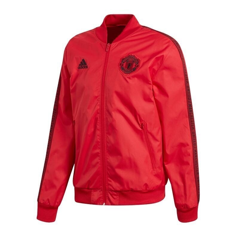 Meeste dressipluus Adidas MUFC Anthem M DX9077, punane цена и информация | Meeste pusad | kaup24.ee